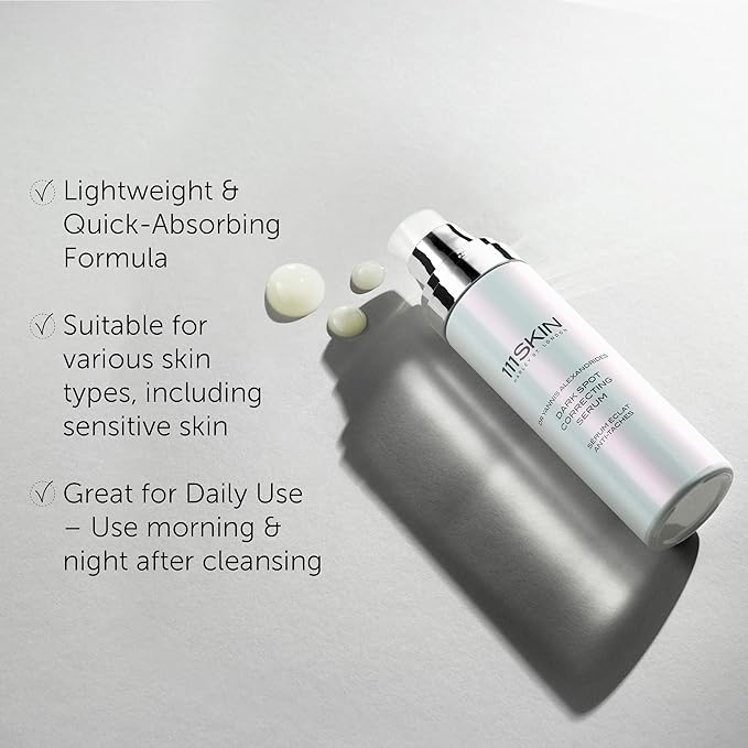 111SKIN Dark Spot Correcting Serum for Face, Hydrating Serum for Dark Spots, Acne Scars & Uneven Skin Tone with Tranexamic Acid & Niacinamide, Suitable for All Skin Types, 1 fl oz