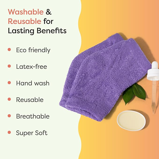 ZenToes Moisturizing Socks for Cracked Heel Treatment, Vitamin E, Olive Oil and Jojoba Oil Infused Heel Socks, Galentines Day Gifts, Self Care Gifts for Women (Fuzzy Lilac Purple, Regular)
