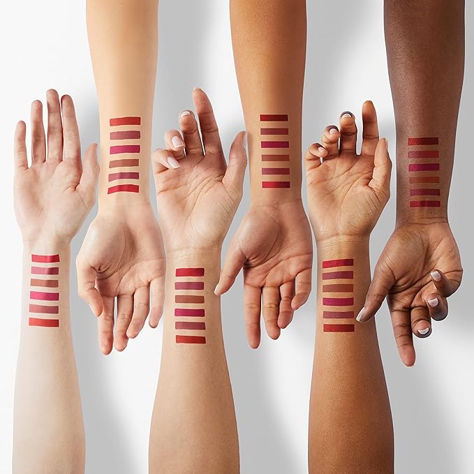 Wine Lip Tint 6 Colors, Waterproof Matte Long Lasting Lip Stain 24 hour, Non-stick Matte Liquid Lipstick, 6 Pcs Wine Bottle Lip Tint Stain, Mini Makeup Christmas Gift Sets for Girlfriends, Women, Moms