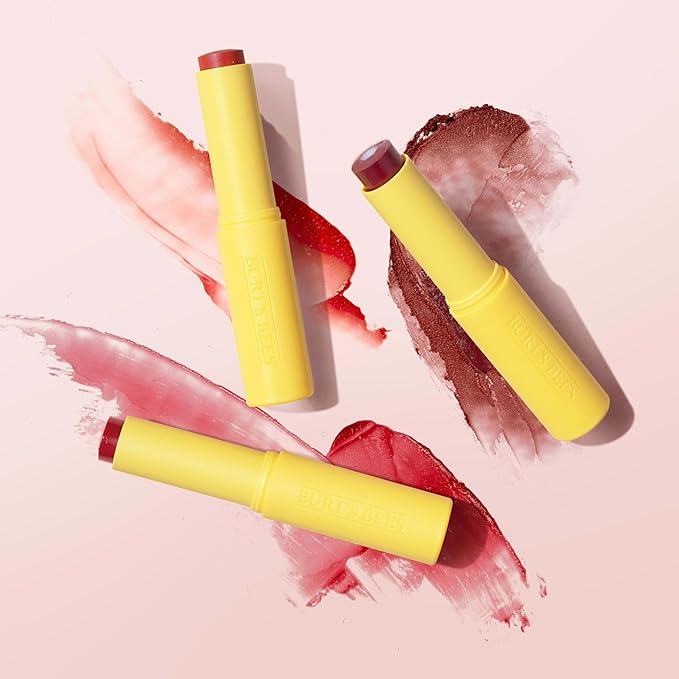 Burt’s Bees Stocking Stuffers Tinted Boosted Balm, Misty Mauve, Hydrating Tinted Lip Balm, 24 Hour Lip Moisturizer with Responsibly Sourced Beeswax, 100% Natural Origin, 1 Count, 0.16oz