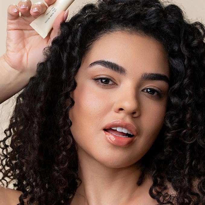 Silly George Lip Gloss Revival - Glossy Hydrating Glaze with Peptides, Shea Butter, & Moisturizing Argan, Macadamia, Babassu Oil for Dry Lips, Clean Beauty Products, Veil, 15ml Tubes