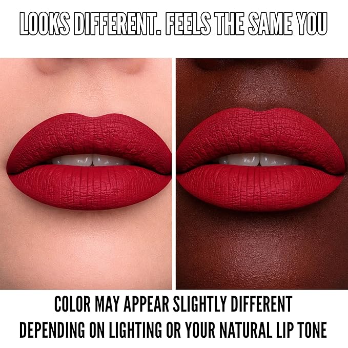 Mynena Maroon Red Matte Liquid Lipstick | Long-Lasting Comfort | Smudge-Proof Transfer-Resistant | Vegan & Cruelty-Free | Full Coverage Non-Drying True Pigment | All-Day Wear Lip Color | Claret