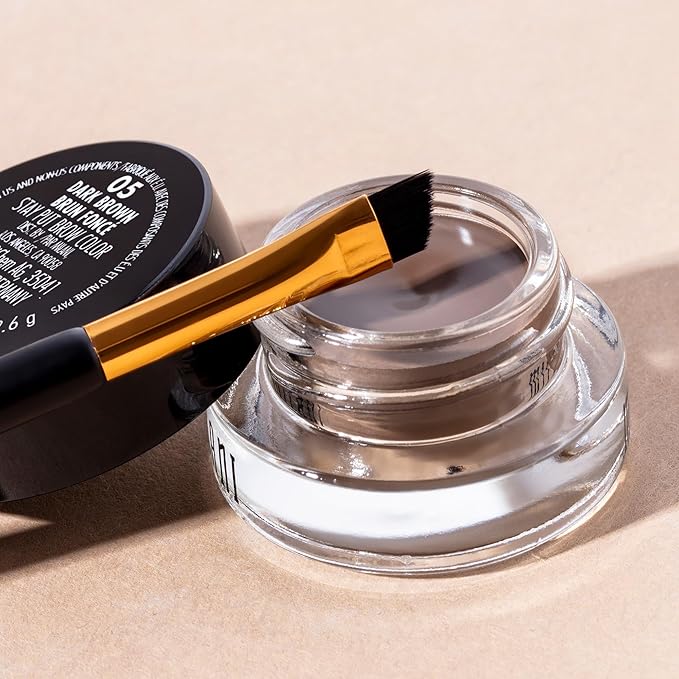 Milani Stay Put Brow Color - Soft Brown (0.09 Ounce) Vegan, Cruelty-Free Eyebrow Color that Fills and Shapes Brows‚Ķ