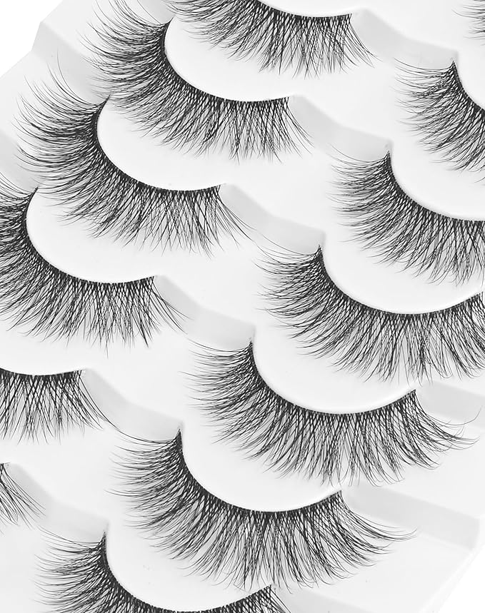 Lashes Wispy False Eyelashes Mink Lashes Natural Lashes Fake Lashes Strip Lashes Cat Eye Lashes Natural Eyelashes K20