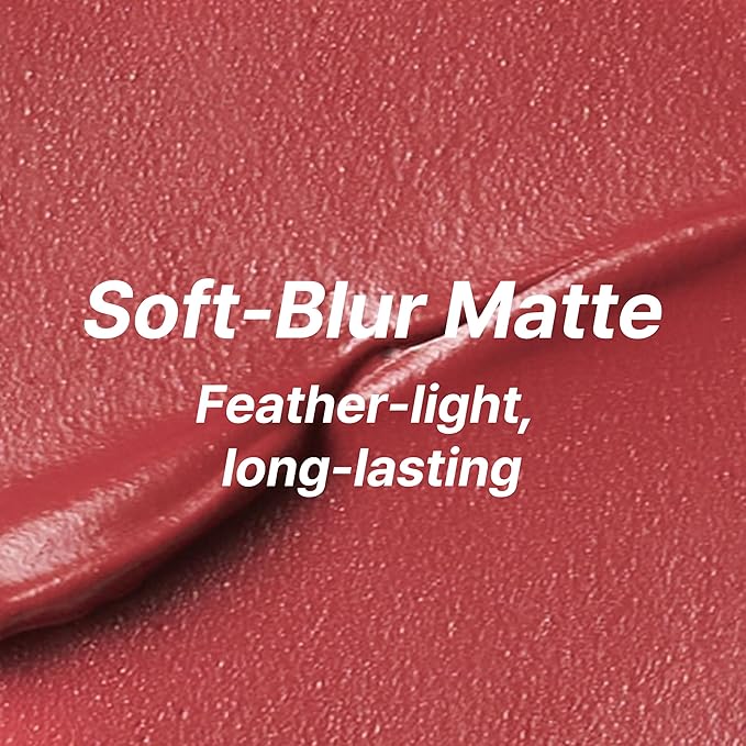 Touch in Sol Vegan Again Blur Core Lip Tint (#Fig Plum) - Long Lasting, High Pigment Velvet Matte Lip Stain – Lightweight Smooth Blur Finish
