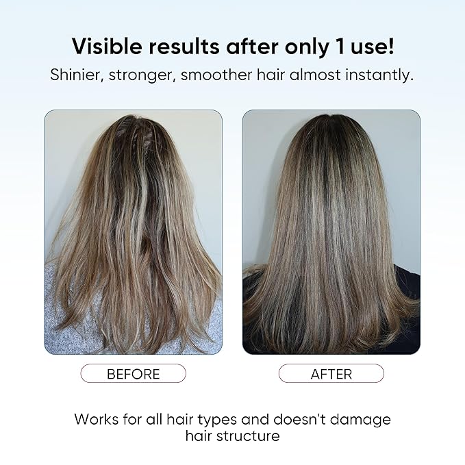 Agua de Cielo Hair Ampoules Set - Intensive Hair Treatment for Damaged Hair, Nourish, Hydrate, Repair & Growth - 4 Ampoules of 10ml