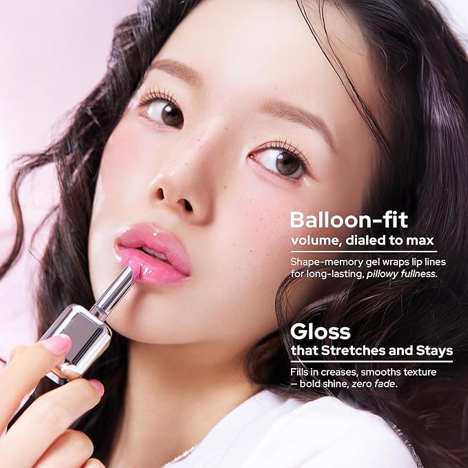 Unseen Balloon Tint, 9 Colors for All Skin Types. Buildable Color, Long Lasting Glossy Lip Stains, Lightweight Lip Gloss Make up, Holiday Stocking Stuffer (245 Geek, 0.11 Ounce (Pack of 1))