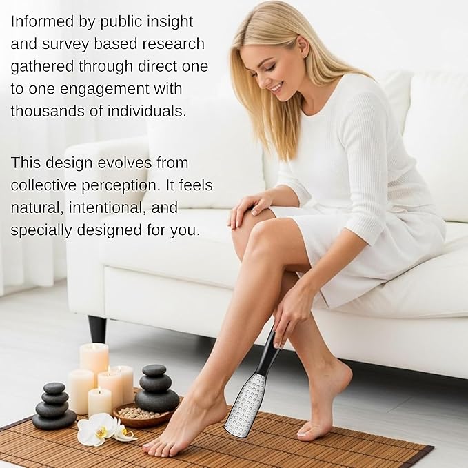 Professional Foot File & Callus Remover 2-in-1 Set –9.6" Foot Rasp with 6.7" Nail File Included–Elite Sapphire Black–Dual-Sided, Durable & Hygienic Pedicure Tool for Smooth, Soft Feet–Wet & Dry Use
