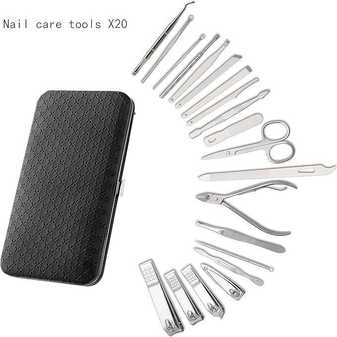 Professional ingrown toenail Correction kit with Travel Storage Box, Pedicure Tools, ingrown toenail Patches, Nail Clippers, and Nail File for Convenient at-Home Foot Care.