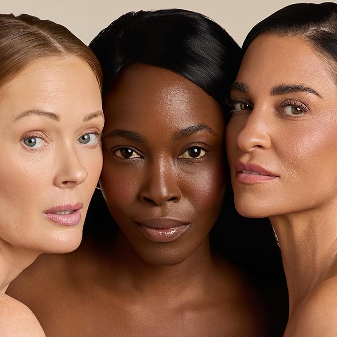 YENSA Skin on Skin BC Foundation Makeup - CC, BB Cream & Full Coverage Foundation-In-One - Buildable, Radiant Finish with SPF 40, Hyaluronic Acid, Peptides & 8 SuperBlacks - Tan Golden (1 oz)