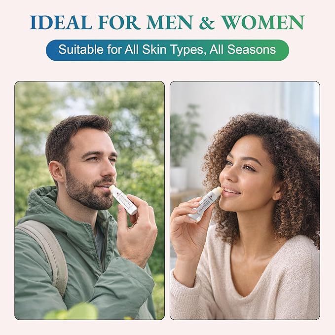 Azmera Coconut Lip Balm - Organic Shea Butter from Ghana Chapstick for Dry Chapped Lips - Natural Coconut Oil Lip Moisturizer - Made in USA - 6g