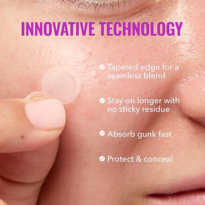 Good Molecules Pimple Patches Pack 3 – 180 Patches (60 × 3 Pack) | Ultra-Thin Hydrocolloid Acne Patches to Conceal Breakouts, Blackheads & Blemishes