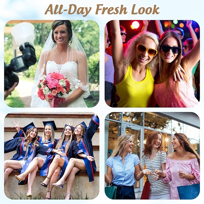 Setting Spray for Makeup Long Lasting for up to 36HR Wear Vitamin C Ultra-Fine Face Mist Dewy Hydrating & Soothing Finishing Fixing Spray for Make Up All-Day Fresh Look 4.44 oz