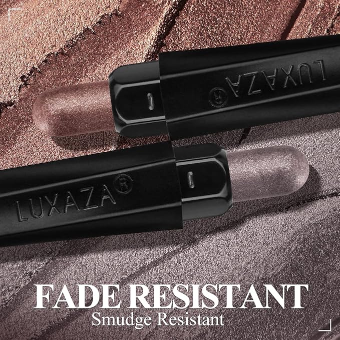 3PCS Eyeshadow Stick,Matte And Shimmer Neutral Cream Eye shadow Pencil Crayon Brightener Makeup with Crease-proof Formula,Waterproof & Long Lasting Eye Shadow And Eyeliner Pen Sets