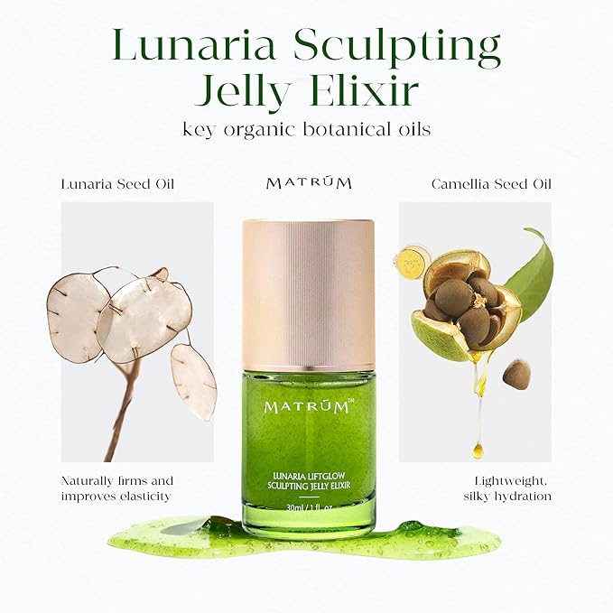 Organic Anti Aging Serum, Ultra-Light Texture, 100% Nature Glow Serum for Face, Firming Antioxidant Facial Oil with Retinol, Camellia Seed + Sea Buckthorn Oil + Aloe, Safe For Sensitive Skin