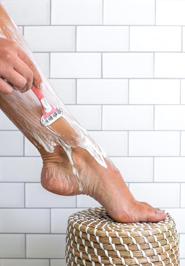 Shaveworks Pearl Soufflé Shaving Cream for Women – Soothing, Hydrating Shave Lotion for Legs, Underarms, Bikini Area – Reduces Irritation, Slows Future Hair Growth 5.3 Fl Oz - 2 Pack