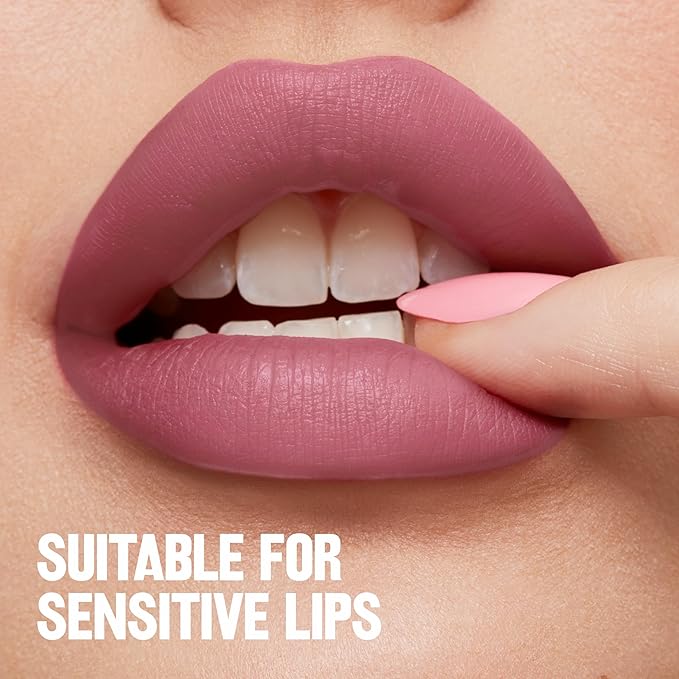 Revlon ColorStay Limitless Matte Liquid Lipstick, Vegan Formula, No-Budge, Longwear Lip Color, Long Lasting, Lightweight/Comfortable, Waterproof, 001 Beauty Sleep, 0.17 fl oz