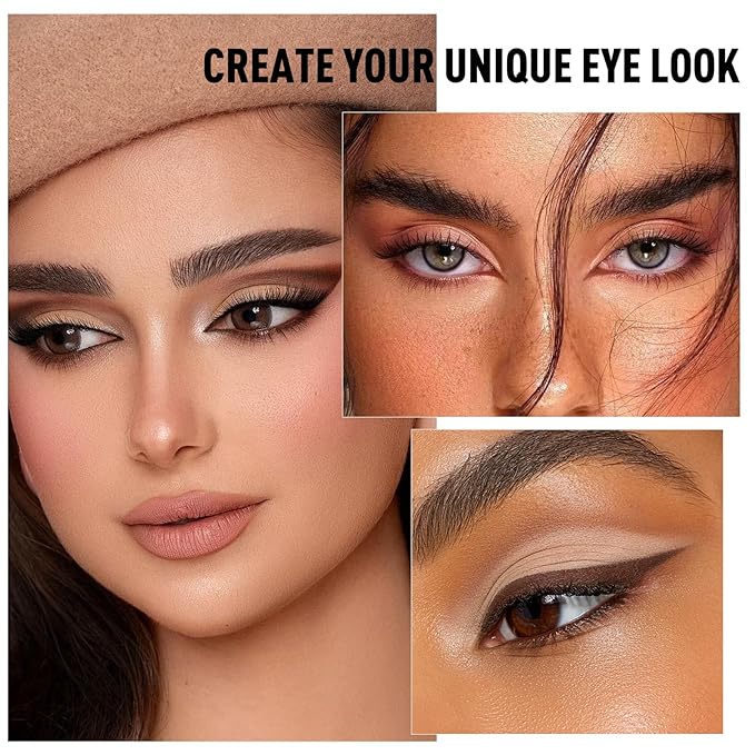 Apricot Nude Eyeshadow Palette - Single Matte Eyeshadow Silky Pressed Eye Shadow Powder, Compact Lightweight Blendable Neutral Eyeshadow, Daily Matte Eyes Makeup, #03