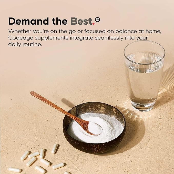 Codeage Teen Clearface Adolescent Face, Skin & Pimples, Vitamins A, C, D3, E, Pantothenic Acid, Niacin, Zinc Supplement Teenagers, Probiotics, L-Lysine, Omega-3, Oily Skin, Pores, Spots - 60 Capsules