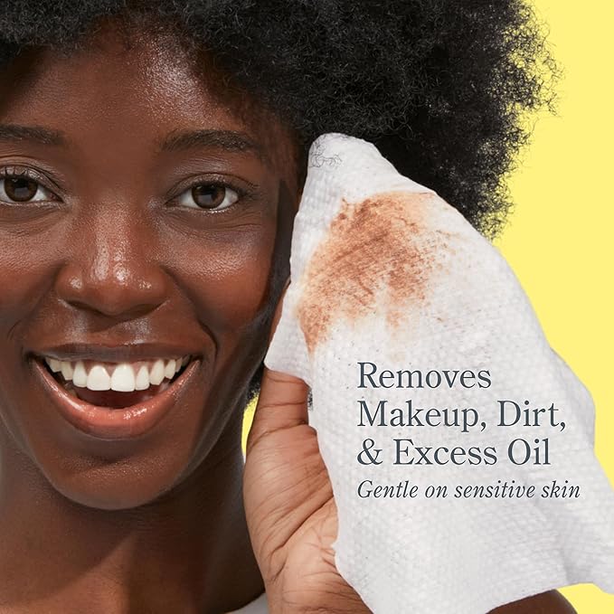 Beekman 1802 Face & Body Wipes - Fragrance Free, 100 Count, Cleanses Dirt & Makeup, With Goat Milk, Aloe & Vitamin E