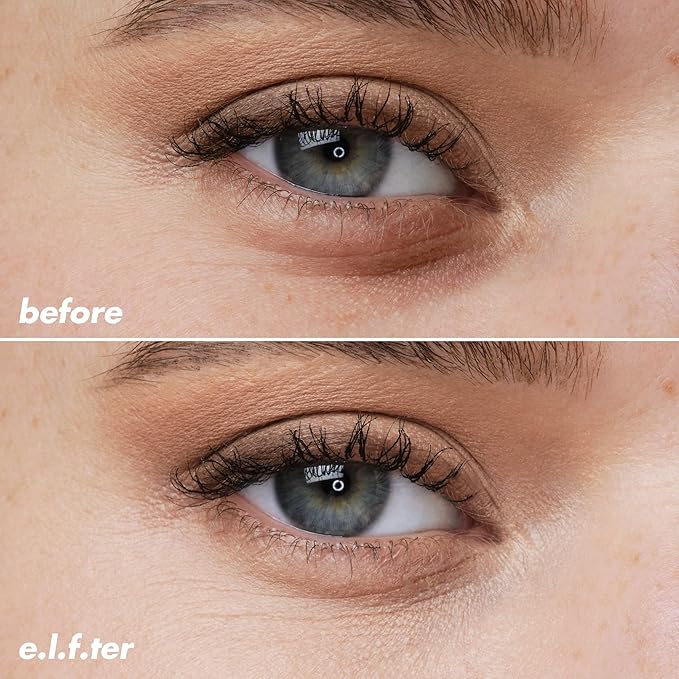 e.l.f. Soft Glam Satin Concealer, Medium Coverage For Blemishes & Under-Eye, Crease-Resistant, Long Lasting, Vegan & Cruelty-Free, 24 Light Warm