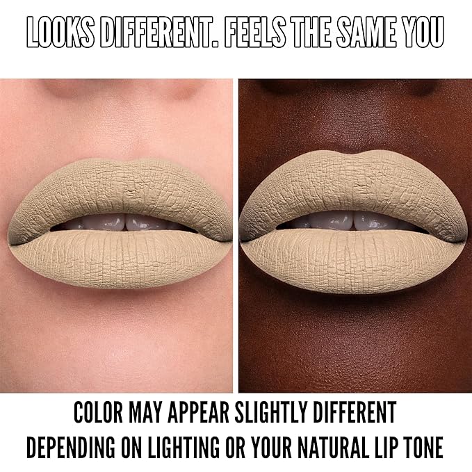 Mynena Light Beige Nude Matte Liquid Lipstick | Long-Lasting Comfort | Smudge-Proof Transfer-Resistant Vegan & Cruelty-Free | Full Coverage Non-Drying True Pigment | All-Day Wear Lip Color | Lady