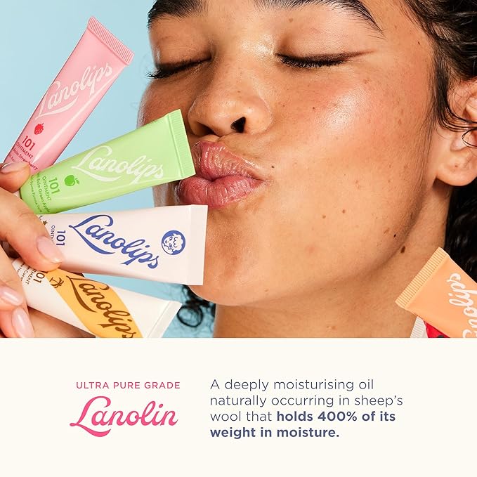 Lanolips 101 Ointment - Lanolin Lip Balm for Smooth, Hydrated & Healthy Lips - Multipurpose Lip Ointment with Lanolin Oil for Dry Lips, Cuticles & More - Coconutter (0.35 oz)