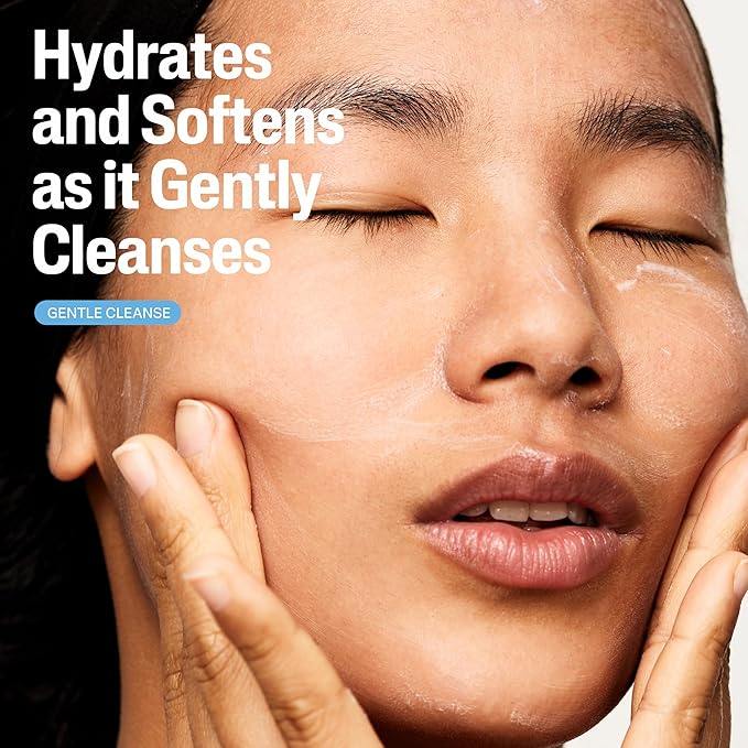 Cetaphil Face Wash, Hydrating Gentle Skin Cleanser for Dry to Normal Sensitive Skin, 8 oz 3 Pack, Fragrance Free, Soap Free and Non-Foaming