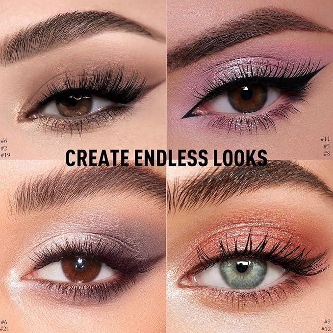 Cream Eyeshadow Stick, Dusty Rose Matte Eye Shadow Waterproof Eyeliner Brightener Pencil Easy to Use High Pigmented Long-Lasting Eye Highlighter Makeup Crayon for Women