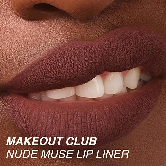 Freck Beauty MAKEOUT CLUB Nude Muse Lip Liner, Non Drying, Smooth Highly Pigmented Retractable Liner, Infused with Jojoba and Hyaluronic Acid, 01 - Warm Nude Beige