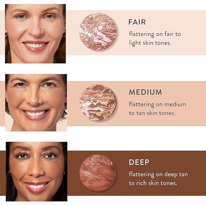 LAURA GELLER NEW YORK Bronze-n-Brighten Baked To Go - Travel Size - Deep - Natural Bronze Glow