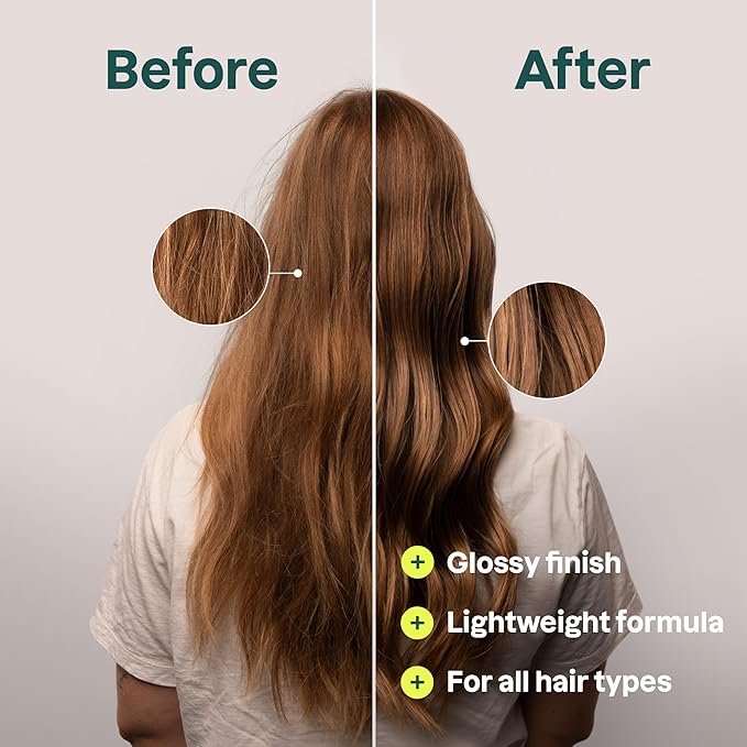 ATTITUDE Nourishing Hair Oil, EWG Verified, Natural Origin, Frizz Control Vegan Oil Complex, Softens & Nourishes Dry Hair, Dermatologically Tested, For All Hair Types, 100 mL
