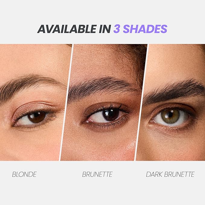Wonderskin Brow/Do Eyebrow Gel Topper - Skinrageous All-Day Eyebrow Tint Mascara, Long-Lasting, Waterproof & Transfer-Proof Tinted Brow Gel Topper (Brunette)