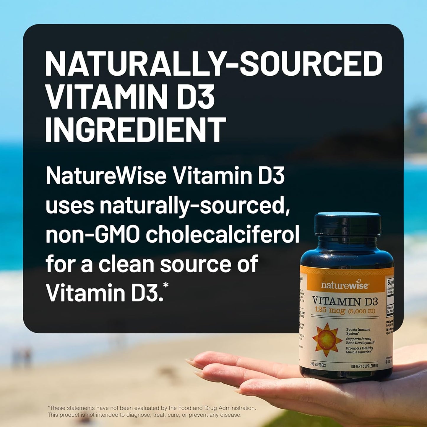 Vitamin D3 5000Iu (125 Mcg) 1 Year Supply for Immune Support, Healthy Muscle Function, and Bone Health - Non-Gmo, Gluten Free in Organic Extra Virgin Olive Oil, (Mini Softgel), 360 Count