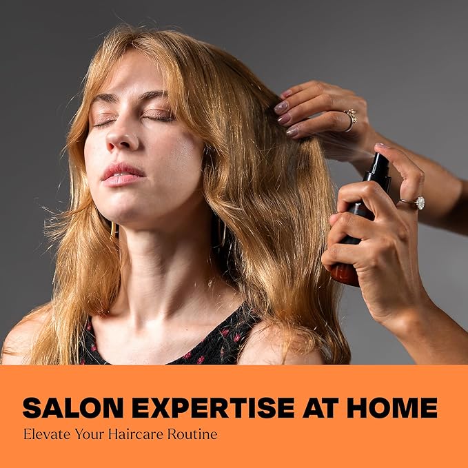 THESALONGUY 25 Spray Leave-In Conditioner – Collagen, Keratin & Biotin Hair Repair Treatment for Men & Women – Strengthens, Detangles & Protects – Lightweight, Non-Greasy Formula (4 fl oz)