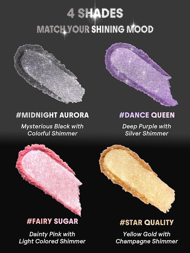 SHEGLAM Hair & Body Glitter Mist Spray - Shimmering Sparkle Makeup for Parties, Festivals, Cosplay, Halloween - Long Lasting, Non-Clogging, Easy Wash Off, 0.3 Fl Oz (Pink)