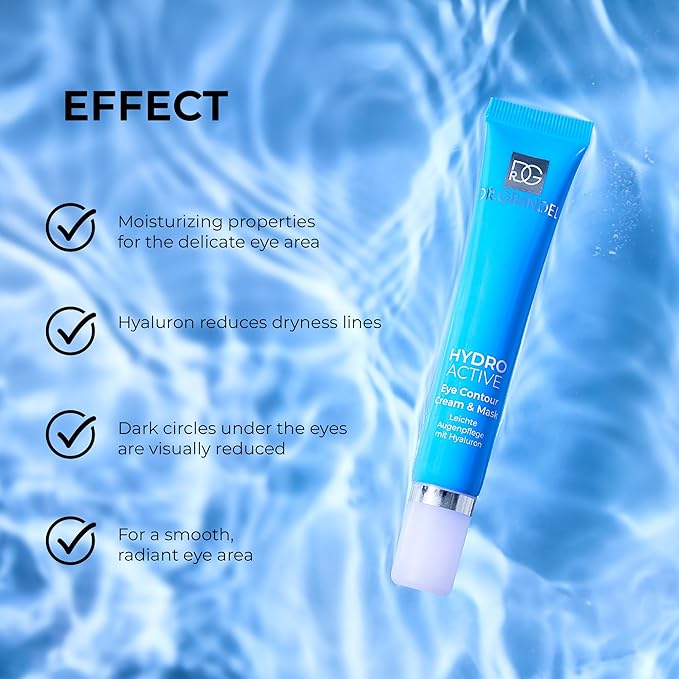 Dr. Grandel HYDRO ACTIVE Eye Contour Cream & Mask I Moisturizing eye care with Hyaluron