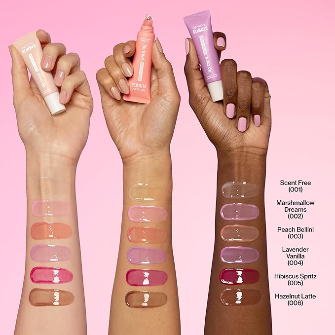Revlon Glimmer Lip Treat Balm + Mask™, Overnight Peptide Lip Treatment, Hydrating, 001 Scent Free, 0.4 fl oz