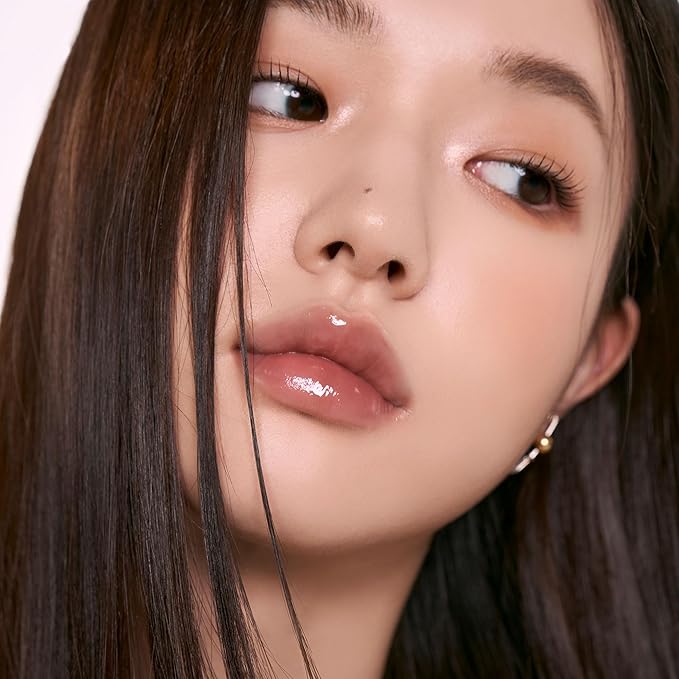 rom&nd GLASTING COLOR GLOSS 06 Deepen Moor | Viral K-Beauty Lip Tint for Mirror Shine & Plump Lips | Non-Sticky, Long-Lasting Hydration & Natural Brownish Hue