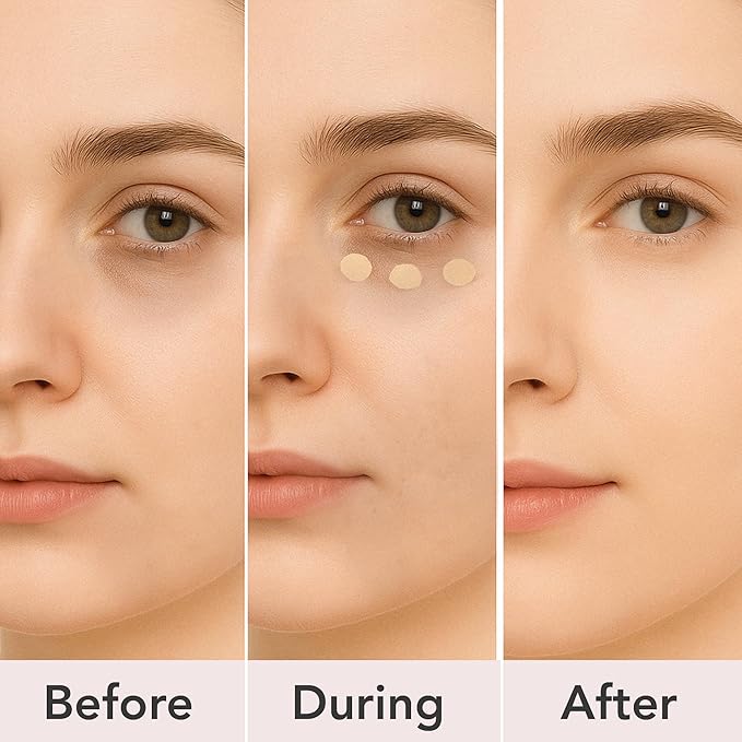 Dermaflage Waterproof Concealer Palette (Light) - Concealer Full Coverage, Matte Finish for Face & Body - Hides Dark Circles & Acne - Smudge Proof Body Makeup Palette with 3 Pro SFX Shades + Brush