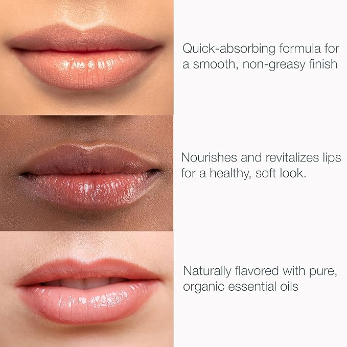 USDA Organic Lip Balm Peppermint 4-Pack by Bambalo – Beeswax, Coconut Oil, Vitamin E – Cooling Lip Repair Chapstick for Dry Cracked Lips – Moisturizing Care for Men and Women