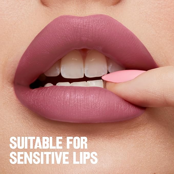 Revlon ColorStay Limitless Matte Liquid Lipstick, Vegan Formula, No-Budge, Longwear Lip Color, Long Lasting, Lightweight/Comfortable, Waterproof, 014 Dream Job, 0.17 fl oz