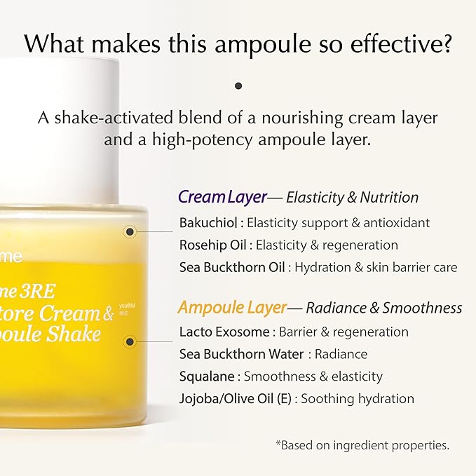 Shake-Activated Ampoule Serum Spray – Dual-Phase Plumping & Firming with Bakuchiol & Exosome (80ml)