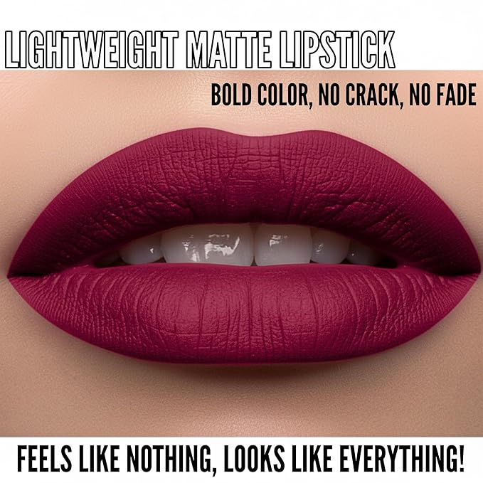 Mynena Muted Mauve Rose Matte Liquid Lipstick | Long-Lasting Comfort | Smudge-Proof Transfer-Resistant | Full Coverage Non-Drying | Vegan & Cruelty-Free | All-Day Wear Lip Color | Lisy