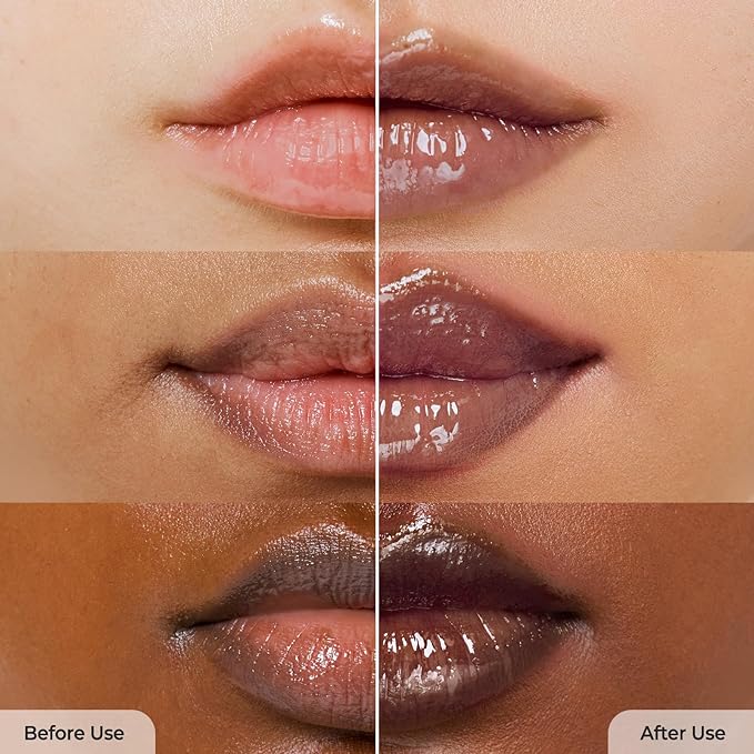 Laka Maxi Glayer Tint 3.8g/0.13oz, Glass Layer of Gloss, Ultra Glow & Vivid Layerable Pigments, High Shine Lip Oil, K-Beauty (#605 Skin)