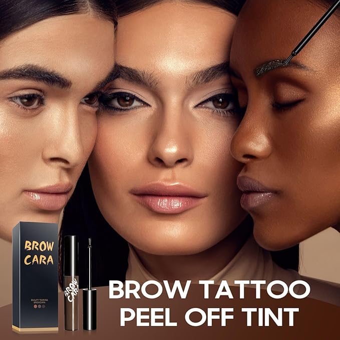 Eyebrow Gel Eyebrow Pencils for Women, Strong-Hold Transfer-proof & Water-Resistant Brow Gel Creates Voluminous-Looking Brows, Vegan & Cruelty-free (Dark Brown)