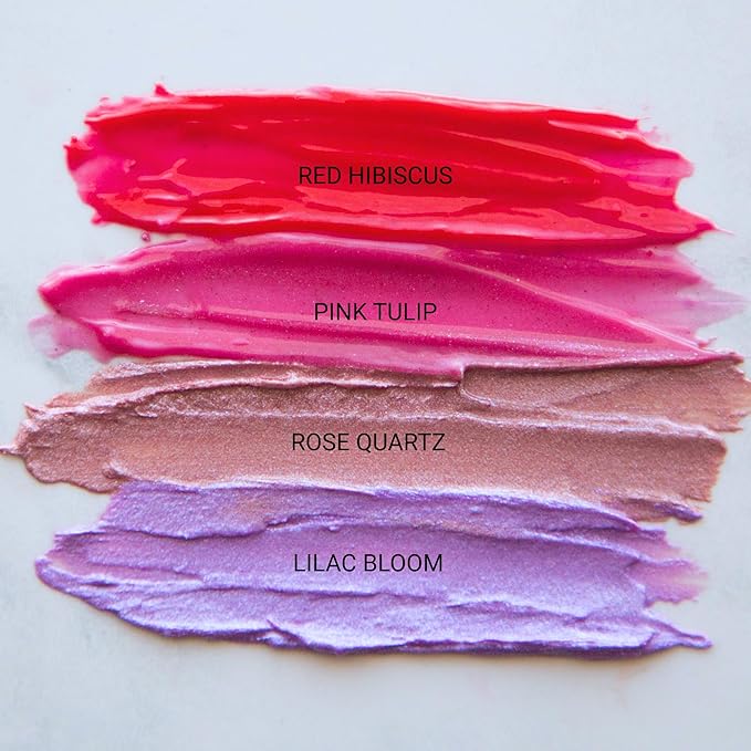 Aromi Glossy Lip Tint in Pot – Hydrating Lip Gloss Color, Sheer, Bright Pink Magenta Shade, Vegan & Cruelty-free, Moisturizing, Non-Sticky Formula (Pink Tulip)