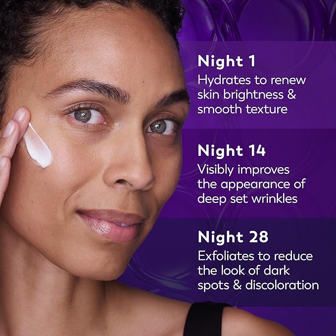 Olay Retinol Night Cream for Women, MAX, Anti-Aging Face Moisturizer, Fragrance-Free, Gift for Women, Non Greasy - Anti-Wrinkle, Hydrating Skin Care - Triple Collagen Cream, Niacinamide, 1.7oz