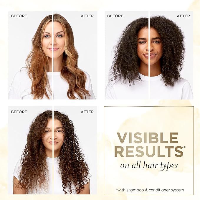 Pantene Conditioner, with Rice Water, Protects Natural Hair Growth, Volumizing, for Women, Nutrient Infused with Vitamin B5, Pro-V Blends, 30.0 oz