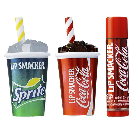 Lip Smacker Coca Cola Collection, lip balm for kids - Coca-Cola & Sprite, trio